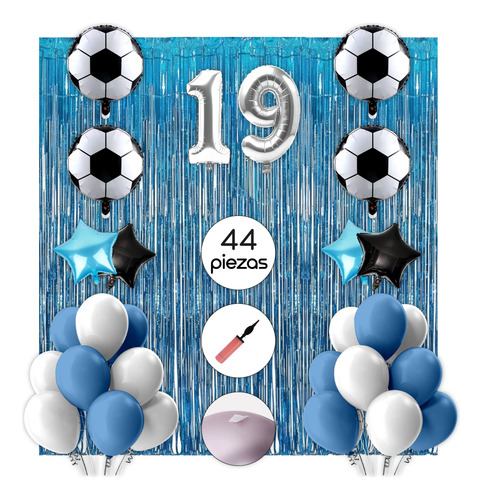 Combo Globos De Belgrano Deco Cumpleaños Super Completo 19 Set Cumpleaños