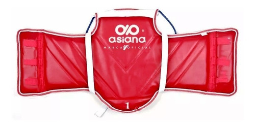 Peto Oficial Asiana Taekwondo Bicolor Tallas 00-1 