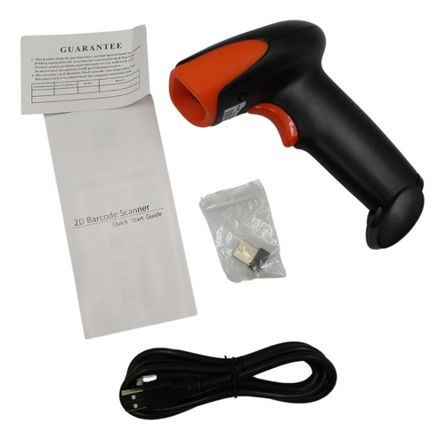 Scanner Wireless 2d Barcode S20-w Usb Negro/naranja