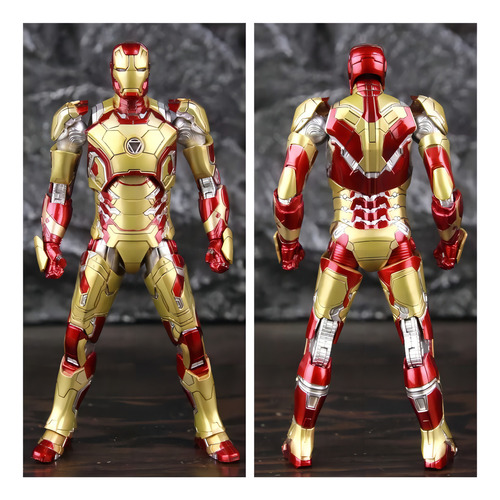 Boneco Iron Man Mark 42 Xlii Tony Stark Homem Ferro