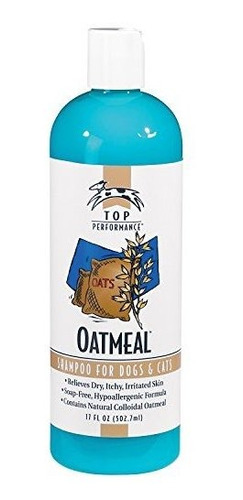 Top Performance Oatmeal Dog Shampoo And Cat Shampoo, 17 Oz. 