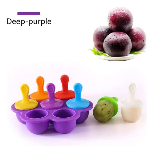 A A 2 Juegos Moldes De Paletas Silicona Molde De Helado Con