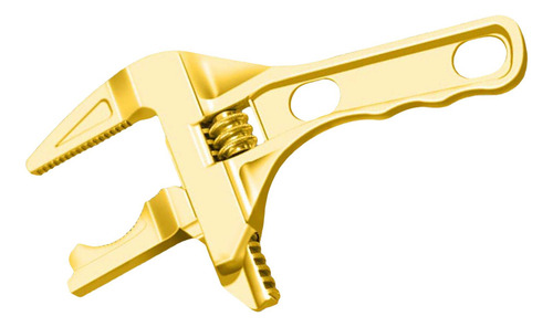 Llave Ajustable De Gran Apertura, Llave De Baño Dorado