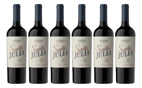 Vino Santa Julia Cabernet Sauvignon 750ml X6 - Pérez Tienda