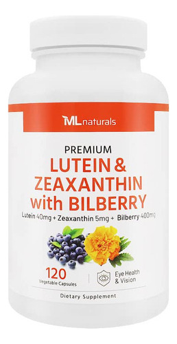 Ml Naturals Premium Luteína Y Zeaxantina Con Arándano 120 