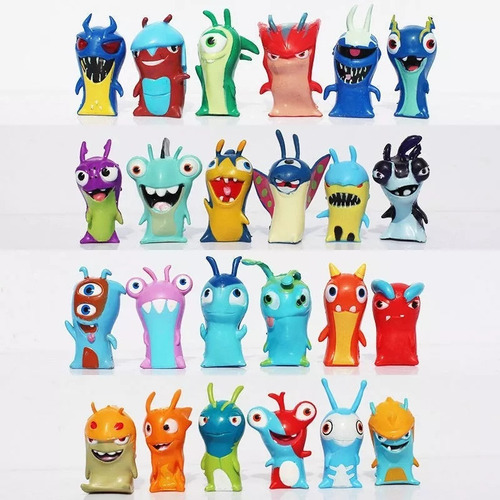 Cyz 24pcs Slugterra Figura Juguete Modelo Niños Navidad