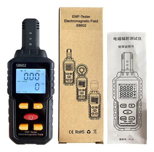 Contador De Dosímetro De Radiación 3 En 1 Geiger Emf Meter A