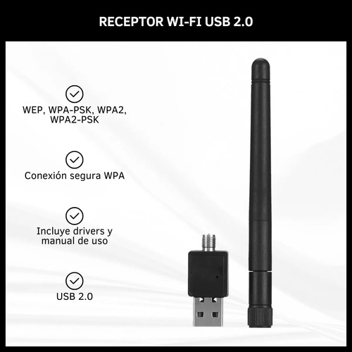 Adaptador Receptor Wifi 1200mbps Pc Netbook Notebook Windows