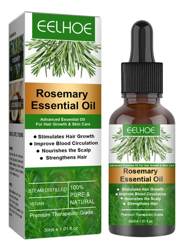 Aceite Esencial De Romero Para El Crecimiento Del Cabello