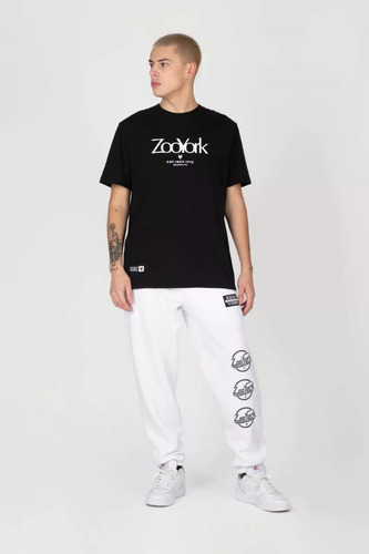 Pantalón De Buzo Jogger Comfy Enigma Blanco Zoo York