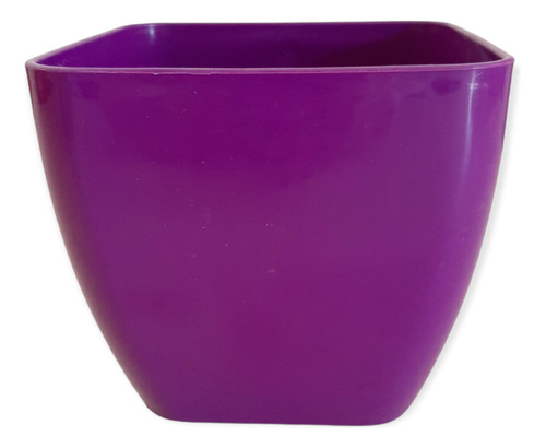 Maceta Plastico Cubo Premium T.a Plastic N 20 Color Violeta
