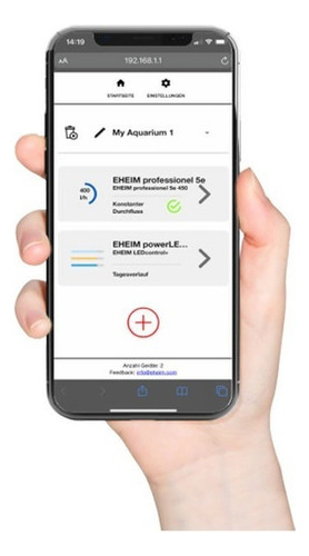 Bidón Eheim Professional 5e para acuarios de hasta 700 litros con wifi