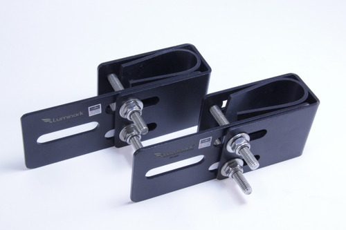 Imagem 5 de 9 de Par Suporte Abraçadeira Rack Teto Universal P/ Farol Led B4