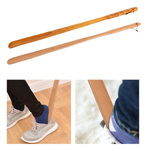 Zapato De Madera Con Mango Largo Zapato Portátil De 70 Cm