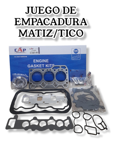 Juego De Empacadura Completa Matiz/tico