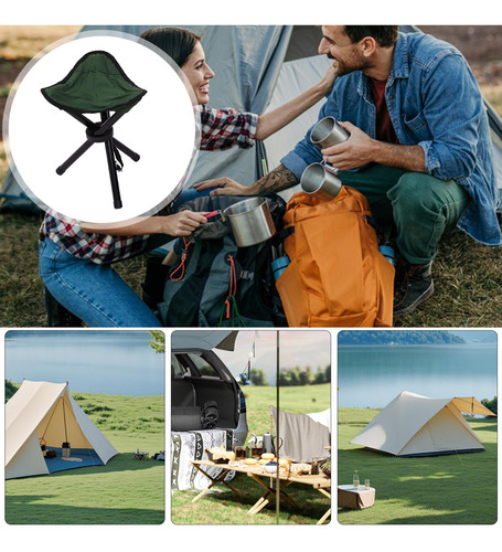 Taburete Plegable Para Acampar Taburete Plegable Portátil Ta