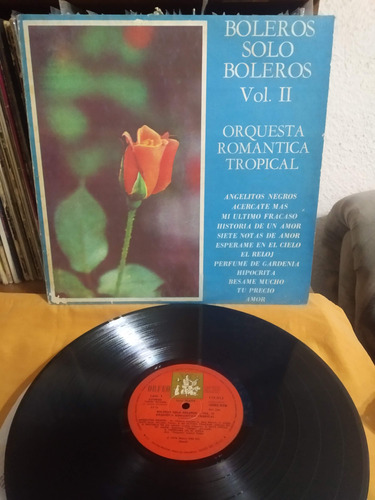 Orquesta Romántica Tropical - Boleros Solo Boleros Vol. 2 Lp