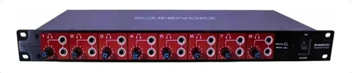 Amplificador Fone De Ouvido Soundvoice Sha 8000 8 Entradas 110V - 120V