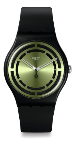 Reloj Swatch Leafy Line So32b117 Unisex, 41 Mm, Resistente A