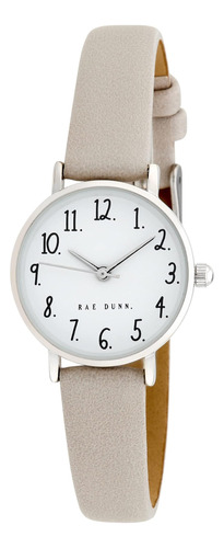 Rae Dunn Womens Megan Reloj Con Correa De Cuero Vegano De Ca