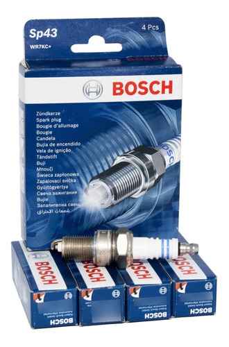 Kit 4 Vela Ignição Astra Sedan 2.0 2004 Bosch