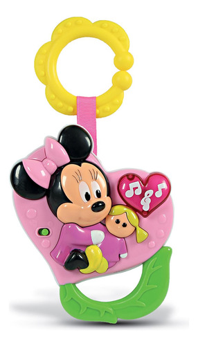 Disney Baby Minnie Bebe Sonajero De Corazon