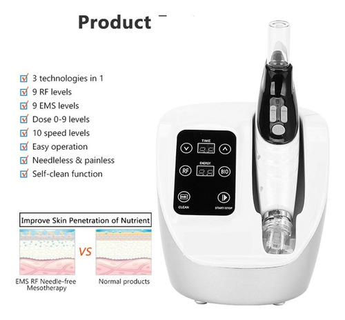 Pistola De Mesoterapia Facial Con Inyección De Agua Nano 202