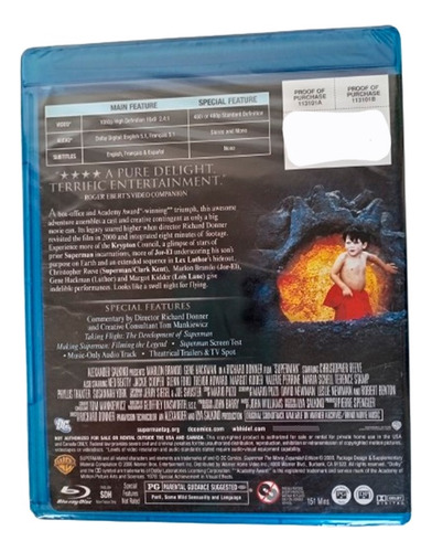 Superman The Movie Formato Fisico Blu Ray (Usado)