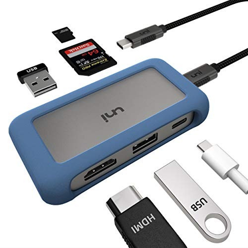 Adaptador Multipuerto Usb C Hub A Hdmi 4k Sd Usb Macbook Pro