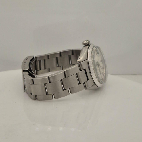 Rolex Datejust 31mm Ouro Branco & Aço Vintage Automático Prateado Prateado Branco (Usado)