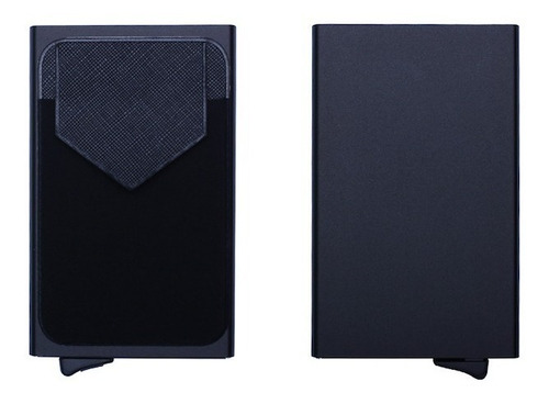 Billetera Cartera Aluminio Proteccion Rfid Qb0097 Negro