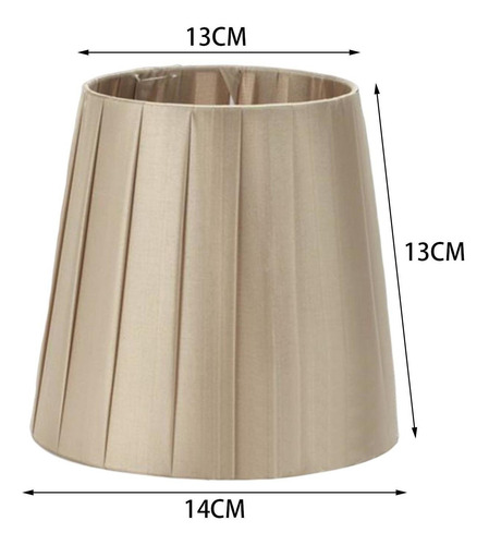 Abajur De Tecido Abajur De Mesa Abajur De Grampear Champanhe