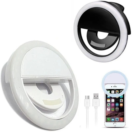 Aro De Luz Led Selfie Anillo Celular Maquillaje Ring Tablet