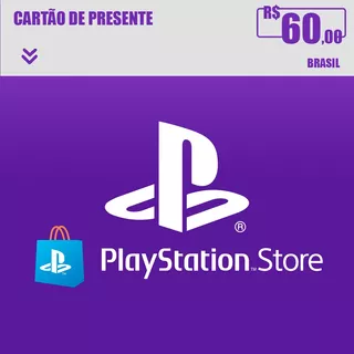 Gift Card Playstation 60brl Digital