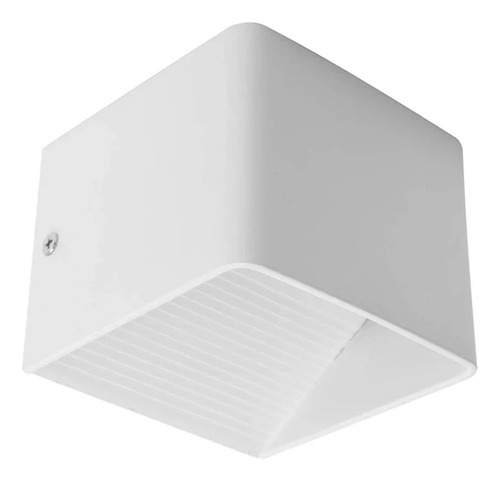 Luminaria De Pared Bidireccional 5w Blanco 10x10cm I Nido