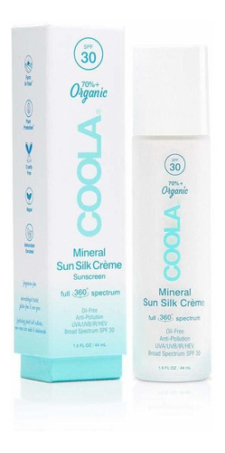 Coola Crema De Seda Solar Orgnica Y Crema Hidratante Facial