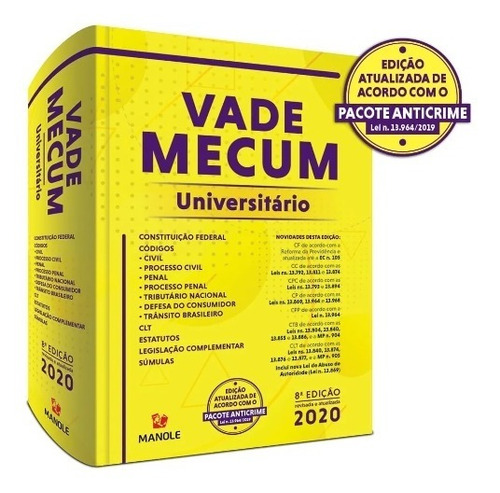 Vade Mecum Universitario 8 Edição Atualizado 2020