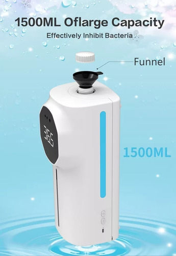 Imagen 7 de 9 de Termómetro Digital-dispensador Alcohol Gel / Automático K9