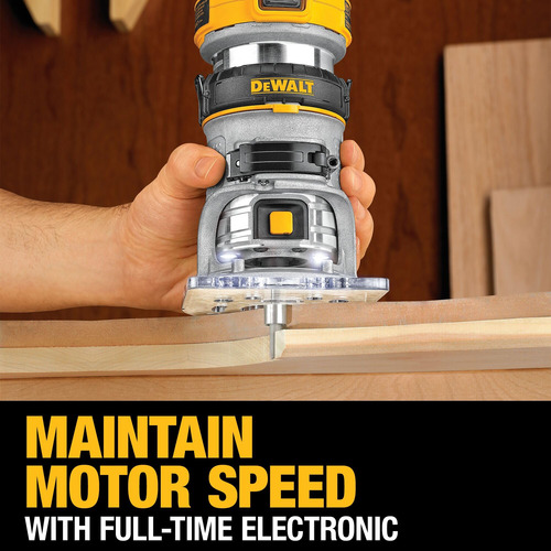 Enrutador Dewalt Dwp611 De Base Fija, 1,25 Cv, 11 A, Con Cab