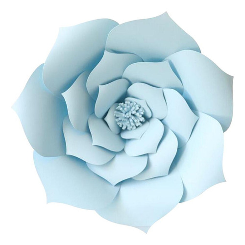 Nuevo Decoraciones De Papel De Papel Azul Claro