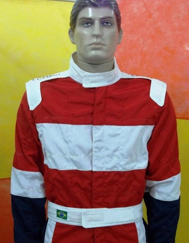 Macacão De Kart Com Recorte