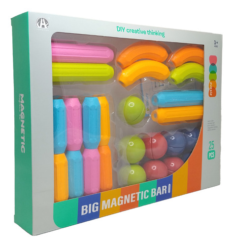 Juego Magnetico De 25 Piezas Grandes