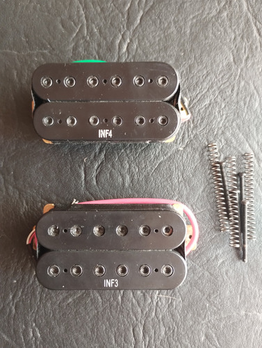 Set De Micrófonos Ibanez Infinity Inf3 E Inf4 Con Accesorios Negro