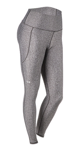 Calza Under Armour Hirise Mujer Gris Solo Deportes