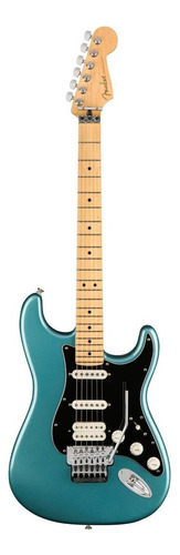 Guitarra eléctrica Fender Player Stratocaster Floyd Rose HSS de aliso tidepool brillante con diapasón de arce