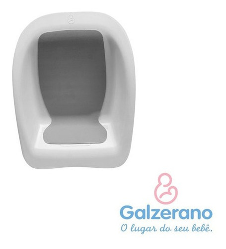 Assento Redutor Elevação Para Banheira Bebe Galzerano Branco