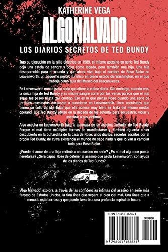 Algo Malvado Los Diarios Secretos De Ted Bundy -..., De Vega, Katherine. Editorial Independently Published En Español
