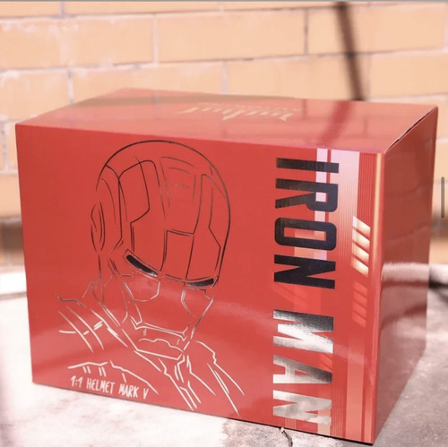 Máscara De Iron Man Con Control De Voz Y Luces Led