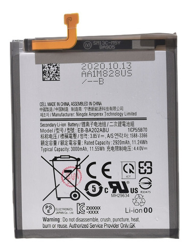 Bateria Para Samsung A02 Core Eb-ba202abu