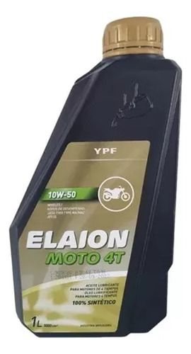 Aceite Ypf Elaion Moto 4t 10w50 1 Litro Sintetico Frd
